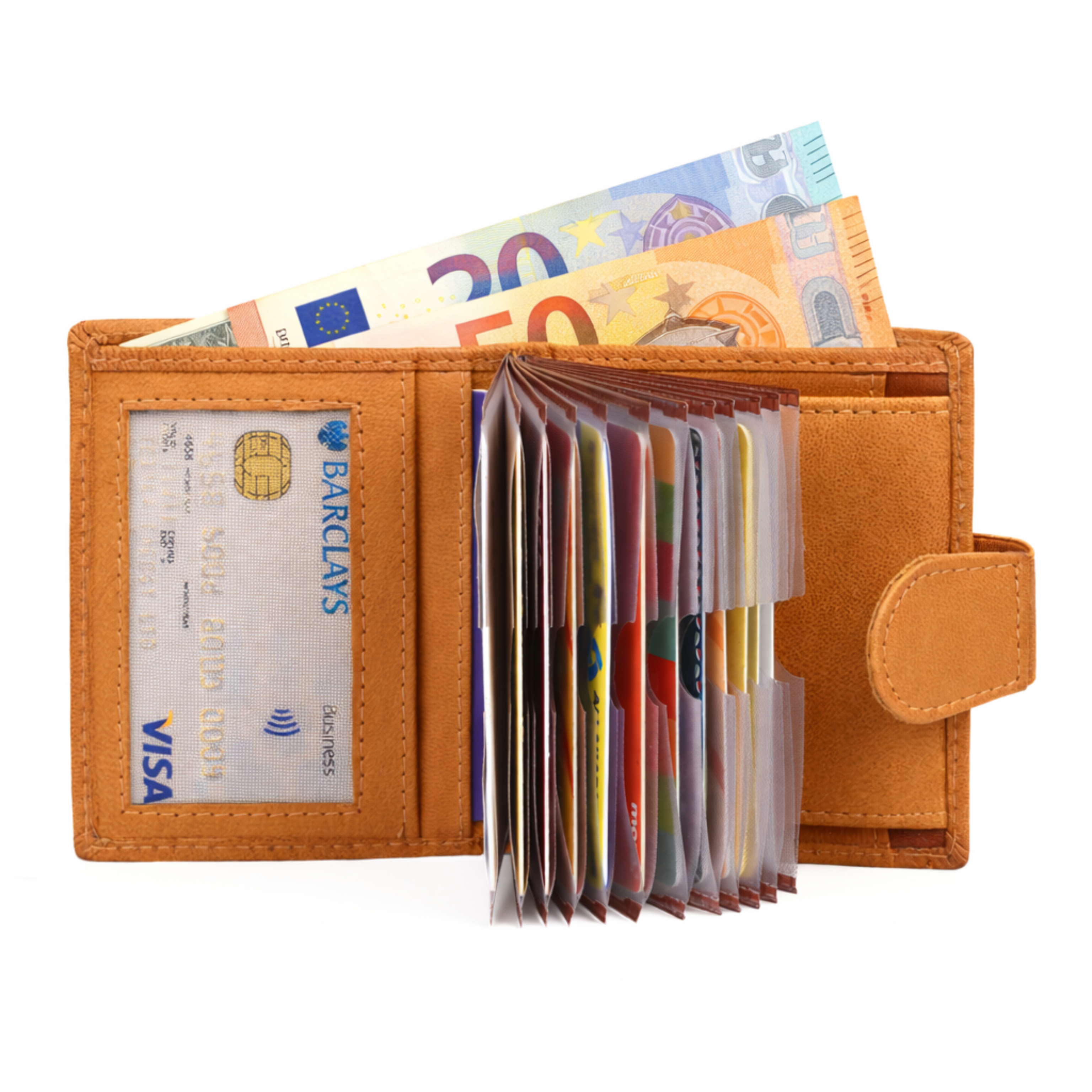 Handgefertigte Geldbörse York aus Ziegenleder von GERMANUS